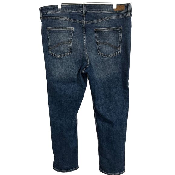 Fat Face Sway Size UK 18R Medium Blue Wash Slim Straight Leg Jeans W40 L27 - Picture 4 of 6